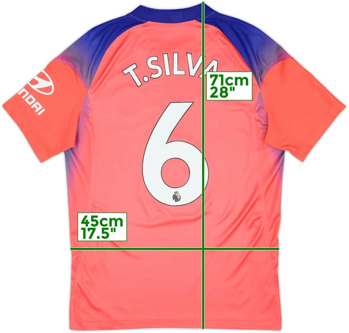 2020-21 Chelsea Third Shirt T.Silva #6 - 10/10 - (S)