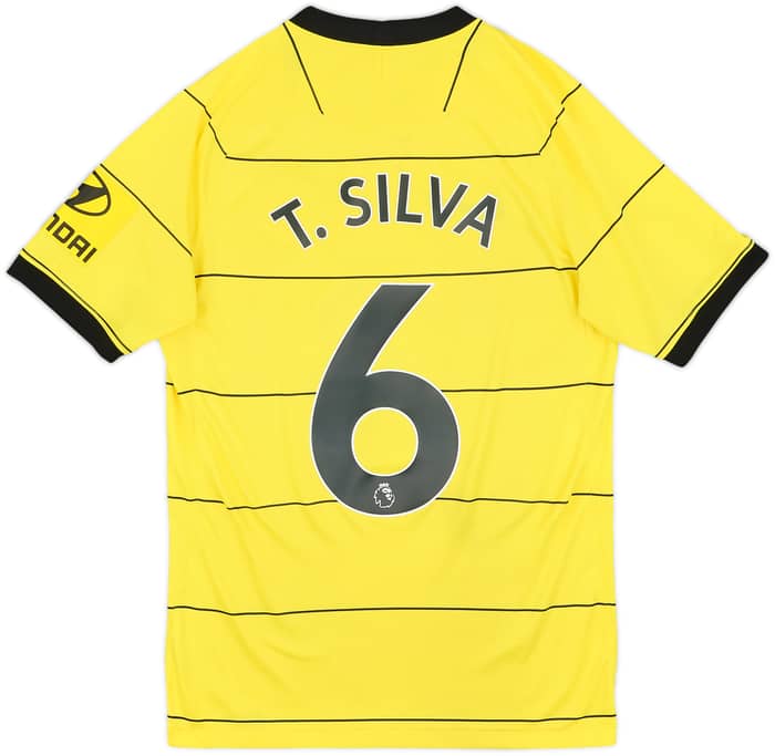 2021-22 Chelsea Away Shirt T.Silva #6 - 9/10 - (S)