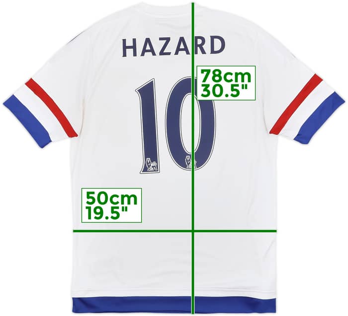 2015-16 Chelsea Away Shirt Hazard #10 - 7/10 - (M)