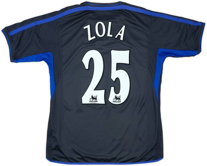 2002-04 Chelsea Away Shirt Zola #25 - 7/10 - (L)