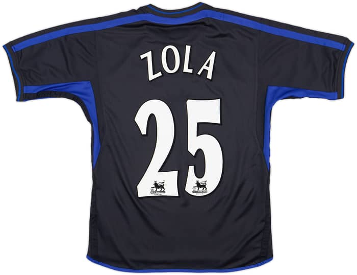 2002-04 Chelsea Away Shirt Zola #25 - 10/10 - (S)