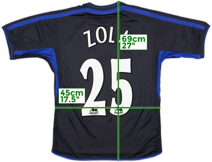 2002-04 Chelsea Away Shirt Zola #25 - 10/10 - (S)