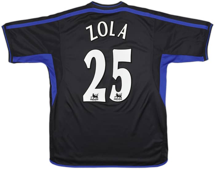 2002-04 Chelsea Away Shirt Zola #25 - 10/10 - (L)