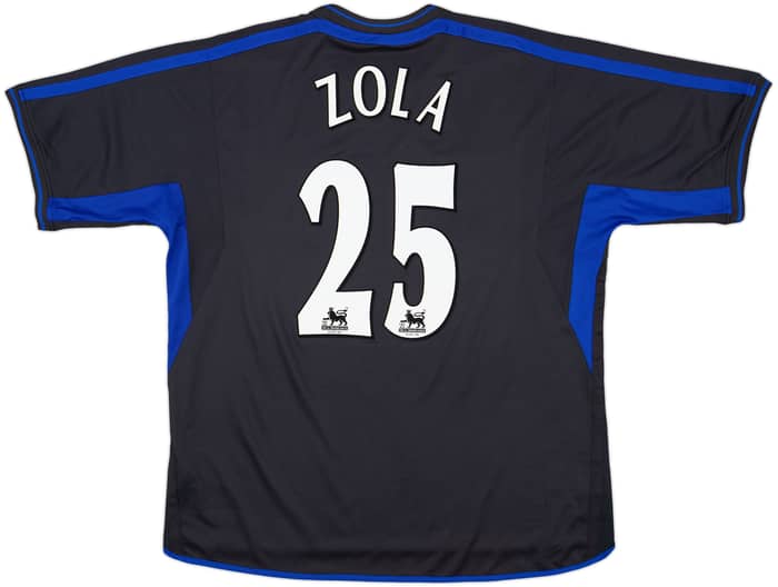 2002-04 Chelsea Away Shirt Zola #25 - 10/10 - (XXL)