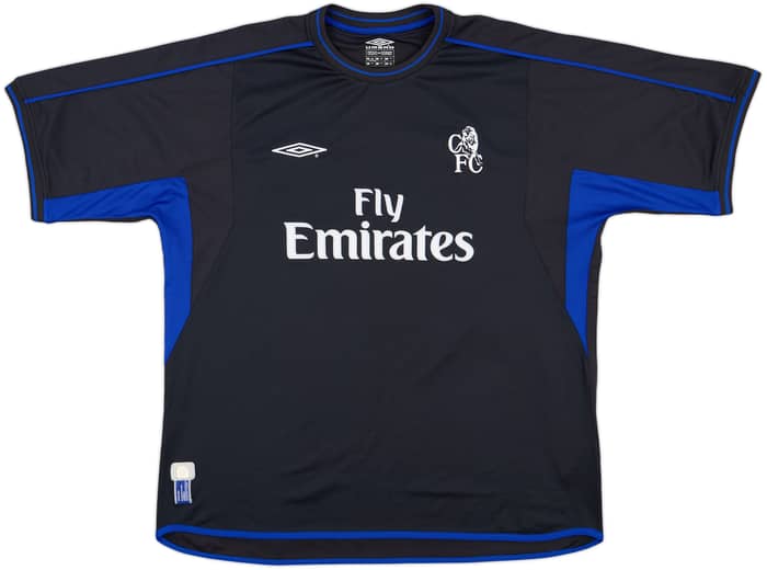 2002-04 Chelsea Away Shirt Zola #25 - 10/10 - (XXL)