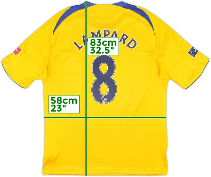 2008-09 Chelsea 'FA Cup Winners' Third Shirt Lampard #8 - 8/10 - (XXL)