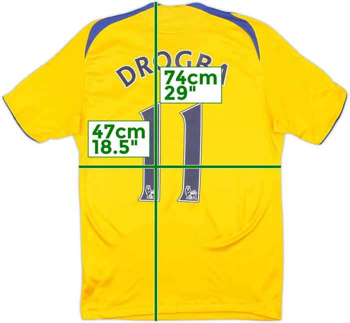 2008-09 Chelsea Third Shirt Drogba #11 - 8/10 - (M)
