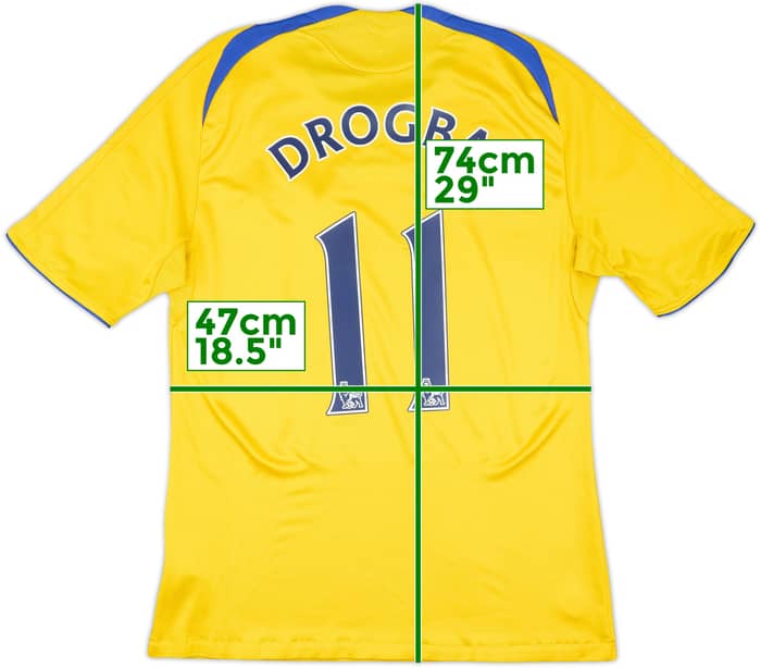 2008-09 Chelsea Third Shirt Drogba #11 - 8/10 - (M)
