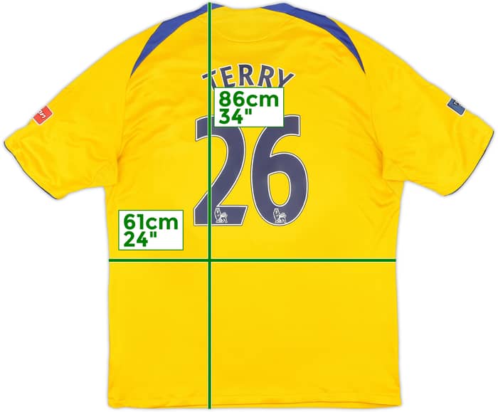 2008-09 Chelsea 'FA Cup Winners' Third Shirt Terry #26 - 7/10 - (XXL)