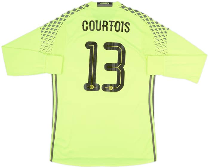 2016-17 Chelsea GK Shirt Courtois #13 - 8/10 - (L)