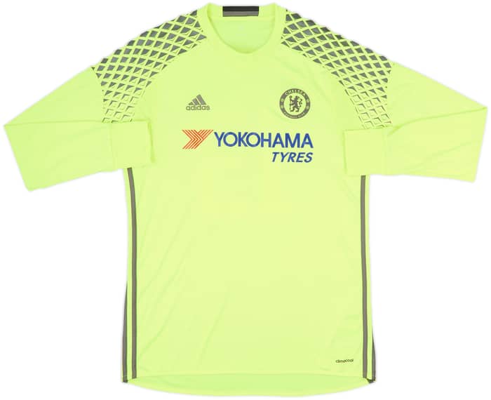 2016-17 Chelsea GK Shirt Courtois #13 - 8/10 - (L)