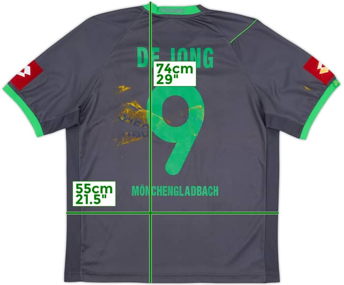 2011-12 Borussia Monchengladbach Away Shirt De Jong #9 - 4/10 - (M)