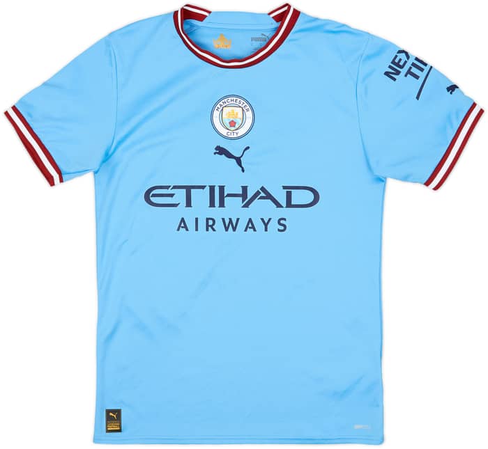 2022-23 Manchester City Home Shirt De Bruyne #17 - 10/10 - (S)