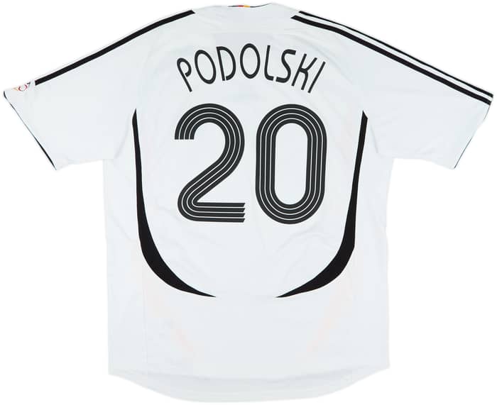 2005-07 Germany Home Shirt Podolski #20 - 7/10 - (XL)