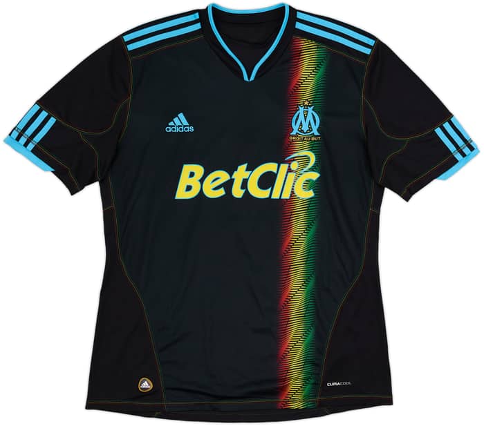 2010-11 Olympique Marseille Third Shirt Lucho #8 - 8/10 - (L)