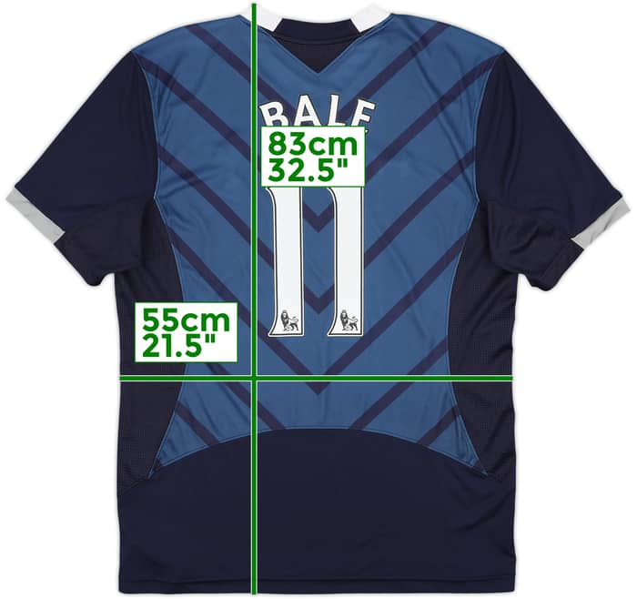 2012-13 Tottenham Away Shirt Bale #11 - 8/10 - (XL)