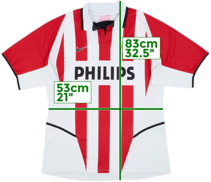 2002-03 PSV Home Shirt - 7/10 - (XL)