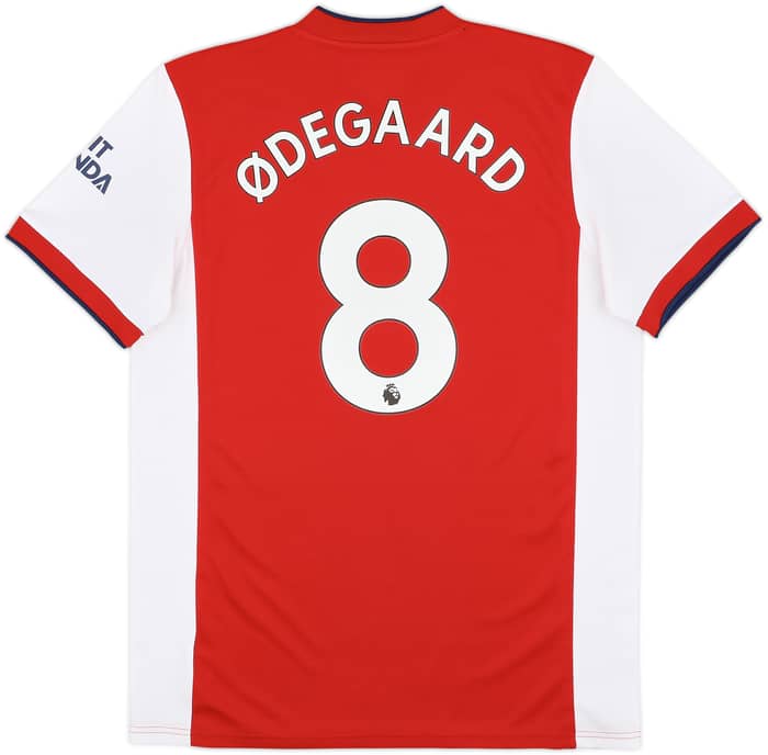 2021-22 Arsenal Home Shirt Odegaard #8 - 10/10 - (L)