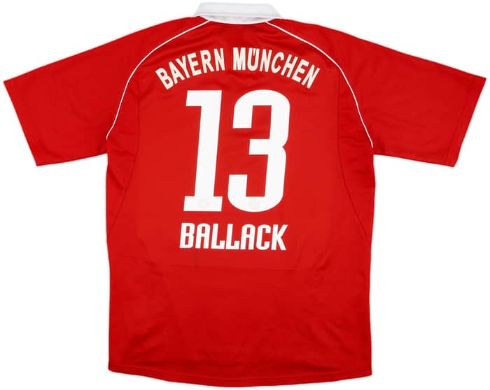 2005-06 Bayern Munich Home Shirt Ballack #13 - 7/10 - (L)