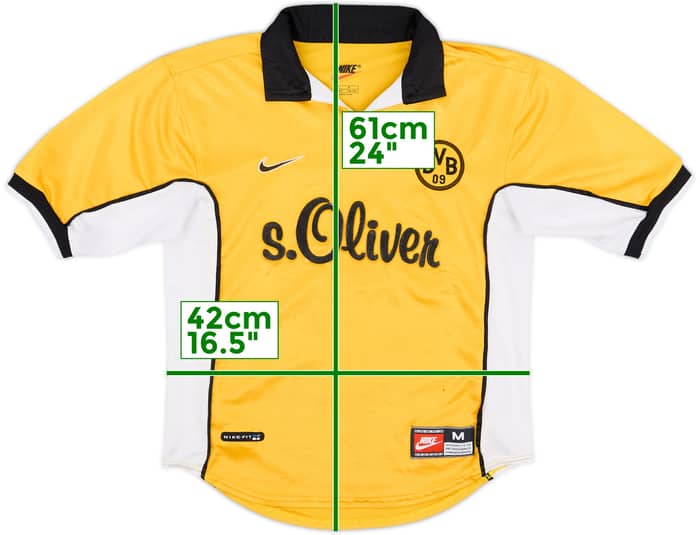 1998-00 Borussia Dortmund Home Shirt - 6/10 - (M.Boys)