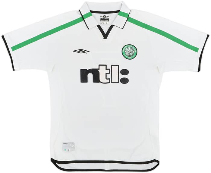 2001-02 Celtic Away Shirt Larsson #7 - 8/10 - (M)