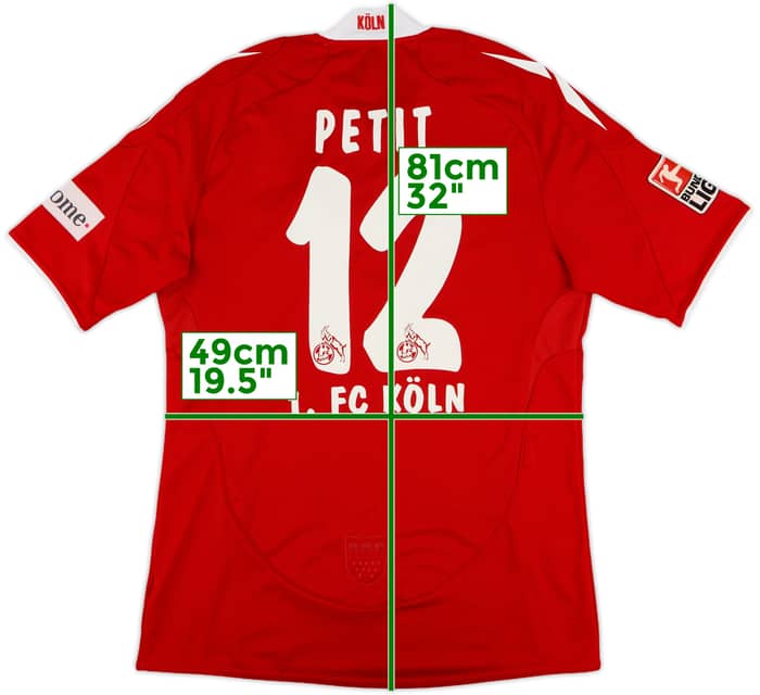 2008-09 FC Koln Home Shirt Petit #12 - 6/10 - (M)