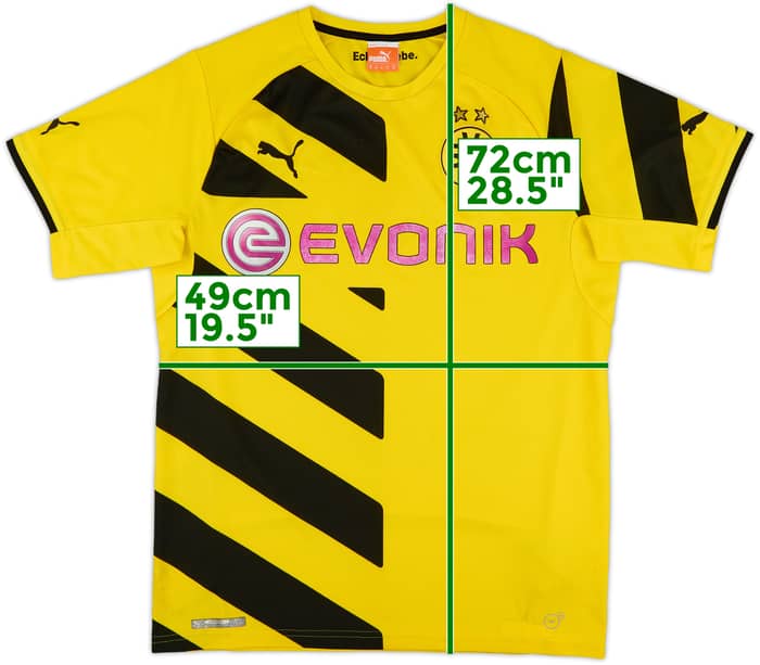 2014-15 Borussia Dortmund Home Shirt - 6/10 - (M)