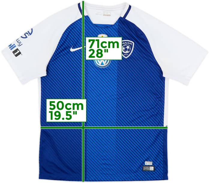 2017-18 Al Hilal Home Shirt - 9/10 - (M)