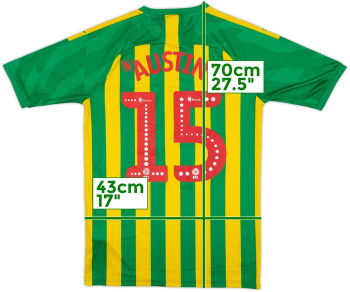 2019-20 West Brom Away Shirt Austin #15 - 7/10 - (S)