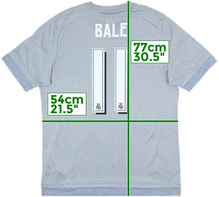 2015-16 Real Madrid Away Shirt Bale #11 - 10/10 - (L)