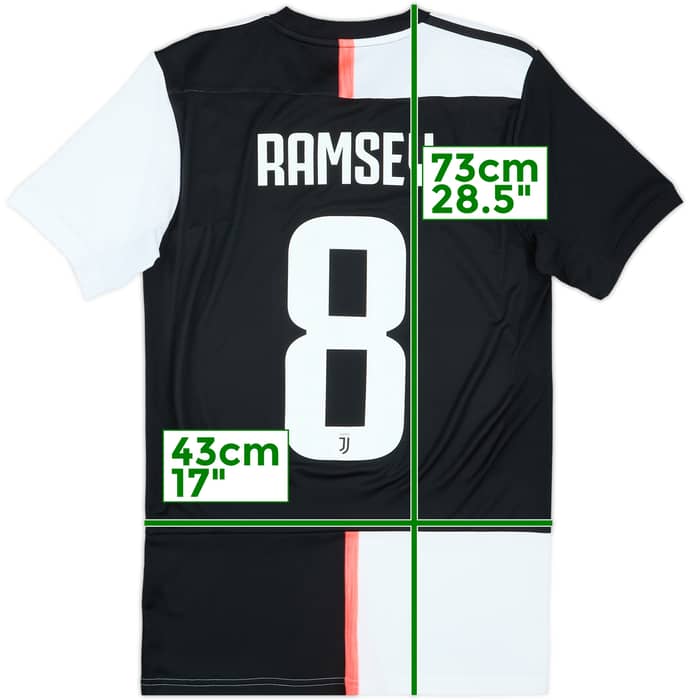 2019-20 Juventus Home Shirt Ramsey #8 - 6/10 - (XS)