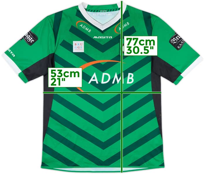 2013-14 Cercle Brugge Home Shirt - 4/10 - (L)