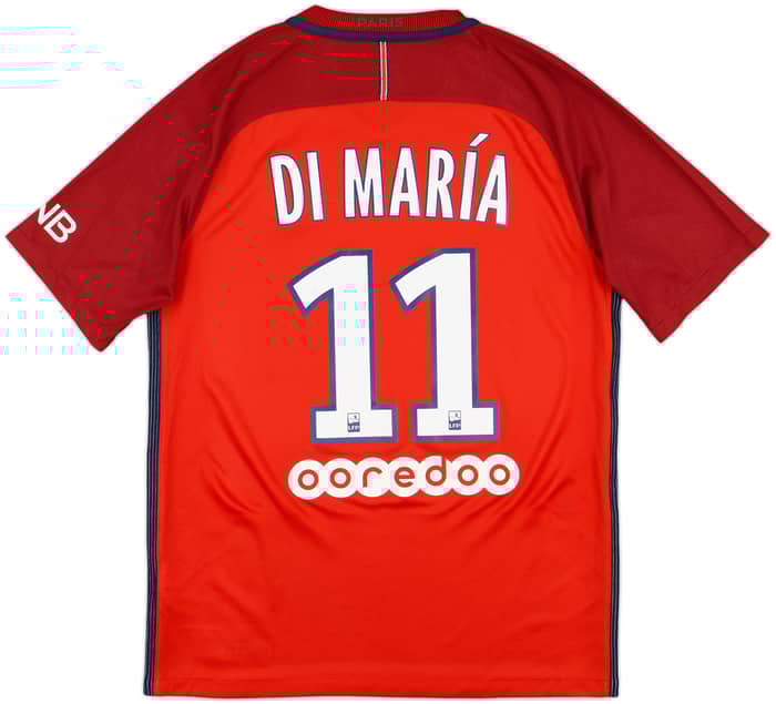 2016-17 Paris Saint-Germain Away Shirt Di Maria #11 - 10/10 - (M)