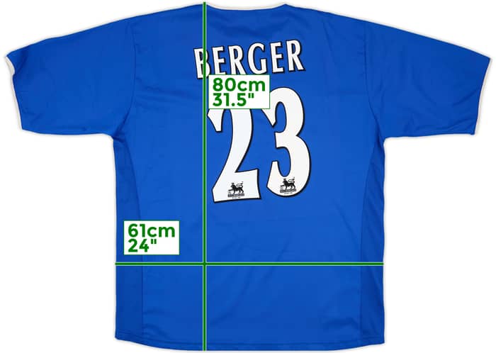 2003-05 Portsmouth Home Shirt Berger #23 - 9/10 - (XL)