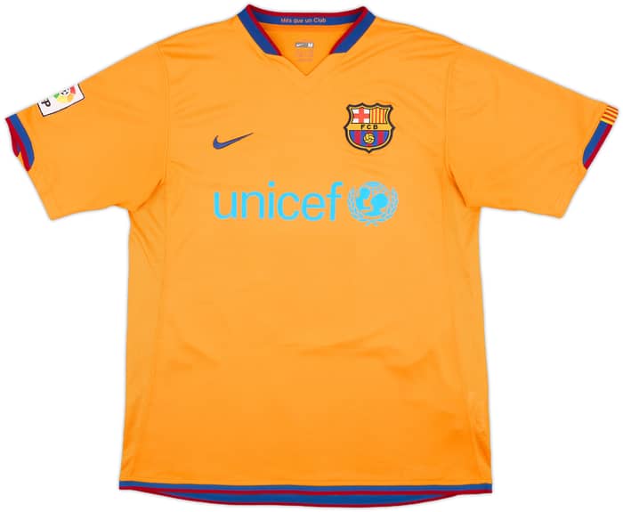 2006-08 Barcelona Away Shirt Ronaldinho #10 - 9/10 - (M)