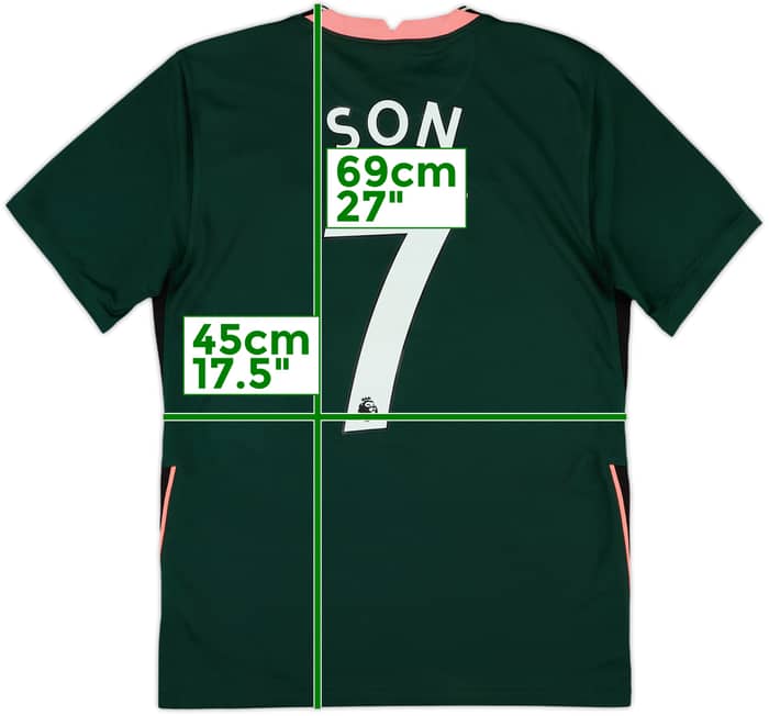 2020-21 Tottenham Away Shirt Son #7 - 9/10 - (S)