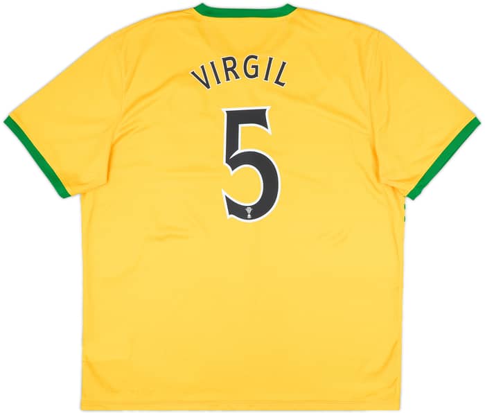 2013-14 Celtic Away Shirt Virgil #5 - 10/10 - (XXL)