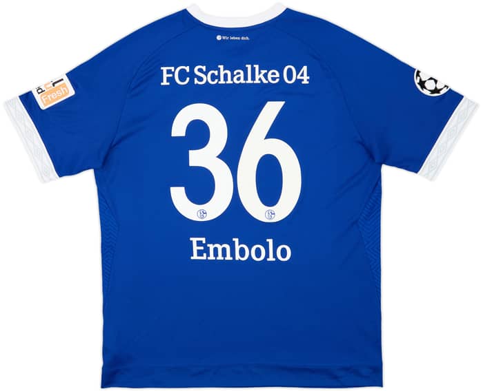 2018-19 Schalke Home Shirt Embolo #36 - 6/10 - (XL)