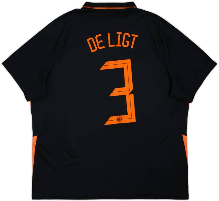 2020-22 Netherlands Away Shirt De Ligt #3 - 8/10 - (XXL)