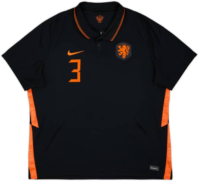 2020-22 Netherlands Away Shirt De Ligt #3 - 8/10 - (XXL)