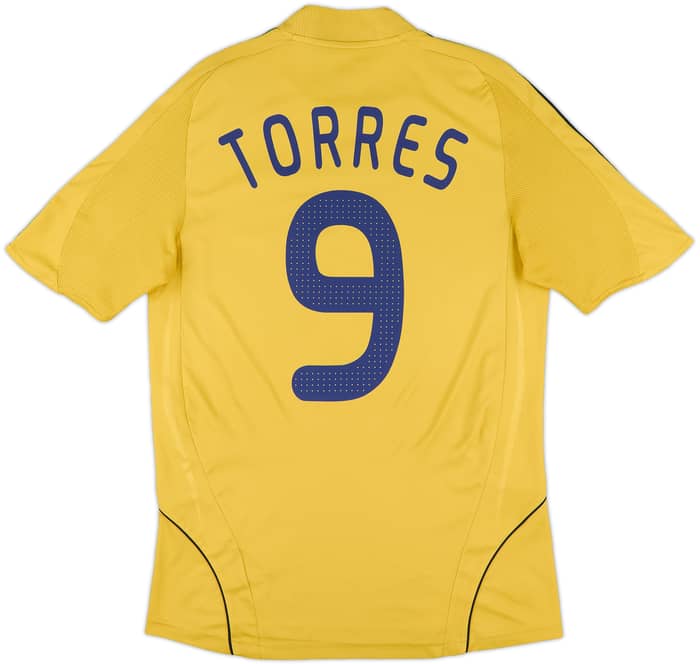 2008-10 Spain Away Shirt Torres #9 - 8/10 - (S)
