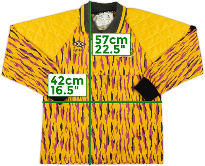 1991-93 Tottenham GK Shirt #1 - 8/10 - (M.Boys)