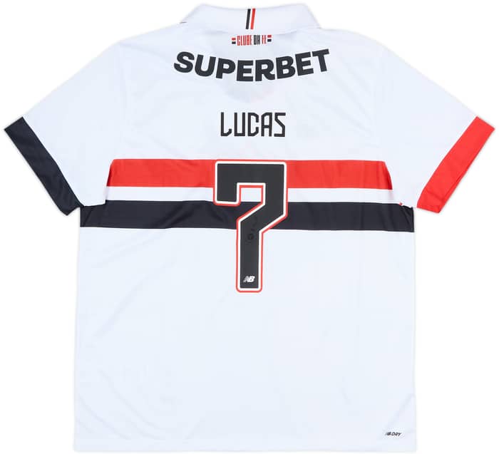 2024 Sao Paulo Home Shirt Lucas #7 - 10/10 - (XL)