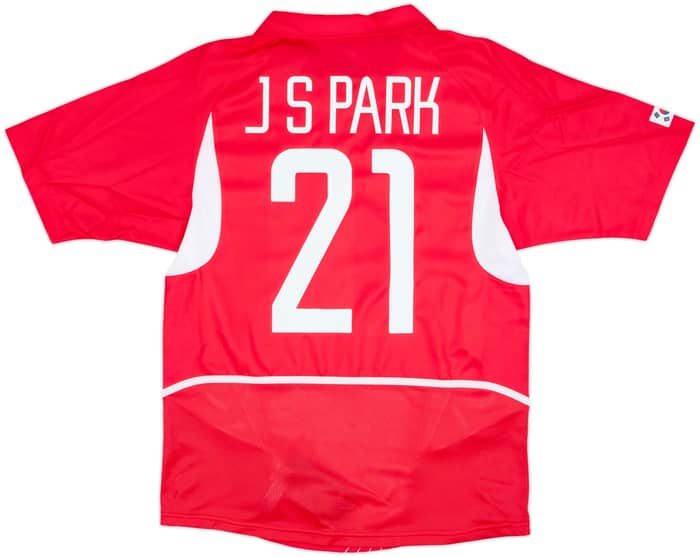 2002-03 South Korea Home Shirt J.S.Park #21 (M)