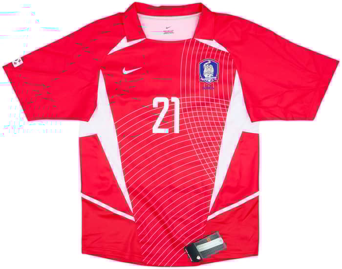 2002-03 South Korea Home Shirt J.S.Park #21 (M)