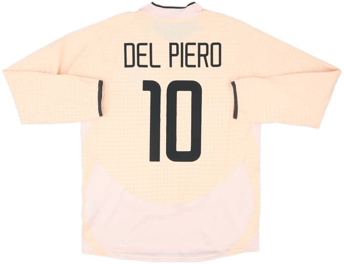 2003-04 Juventus Away L/S Shirt Del Piero #10 - 6/10 - (L)