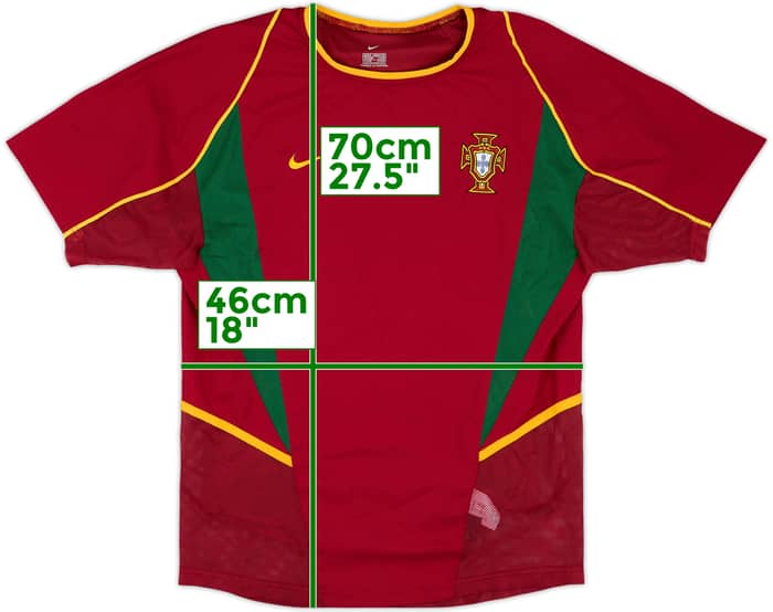 2002-04 Portugal Player Issue Home Shirt #42 - 10/10 - (S)
