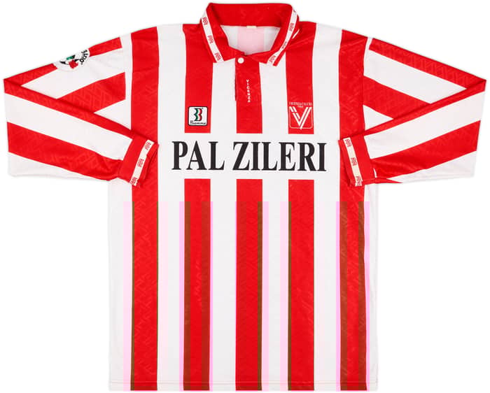 1995-96 Vicenza Match Issue Home L/S Shirt #6