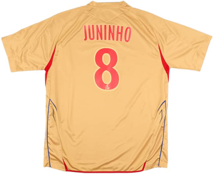 2007-08 Lyon Away Shirt Juninho #8 - 7/10 - (L)