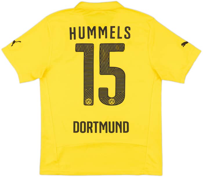 2014-15 Dortmund CL Home Shirt Hummels #15 - 5/10 - (S)